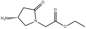 (4-AMINO-2-OXO-PYRROLIDIN-1-YL)-ACETIC ACID ETHYL ESTER 结构式