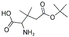 2-AMINO-3,3-DIMETHYL-PENTANEDIOIC ACID 5-TERT-BUTYL ESTER 结构式