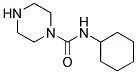 N-CYCLOHEXYLPIPERAZINE-1-CARBOXAMIDE 结构式