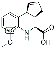 (3AR,4S,9BS)-6-ETHOXY-3A,4,5,9B-TETRAHYDRO-3H-CYCLOPENTA[C]QUINOLINE-4-CARBOXYLIC ACID 结构式