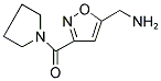 [3-(1-PYRROLIDINYLCARBONYL)-5-ISOXAZOLYL]METHANAMINE 结构式