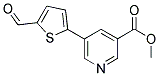 Methyl 5-(5-formyl-2-thienyl)nicotinate 结构式
