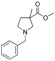 1-BENZYL-3-METHYL-PYRROLIDINE-3-CARBOXYLIC ACID METHYL ESTER 结构式