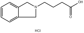 4-(1,3-DIHYDRO-ISOINDOL-2-YL)-BUTYRIC ACIDHYDROCHLORIDE 结构式