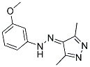 3,5-DIMETHYL-4H-PYRAZOL-4-ONE (3-METHOXYPHENYL)HYDRAZONE 结构式