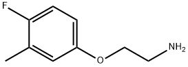 2-(4-Fluoro-3-methylphenoxy)ethylamine 结构式