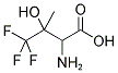 3-HYDROXY-4,4,4-TRIFLUORO-DL-VALINE 结构式