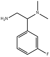 1-(3-氟苯基)-N1,N1-二甲基-1,2-乙烷二胺 结构式