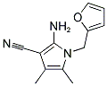 2-AMINO-1-(2-FURYLMETHYL)-4,5-DIMETHYL-1H-PYRROLE-3-CARBONITRILE 结构式