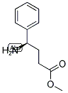 (R)-METHYL 4-AMINO-4-PHENYLBUTANOATE 结构式