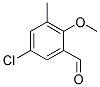 5-CHLORO-2-METHOXY-3-METHYLBENZALDEHYDE 结构式