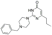 2-(4-BENZYLPIPERAZIN-1-YL)-6-PROPYLPYRIMIDIN-4(3H)-ONE 结构式