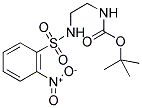 N-(2-NITROBENZENESULFONYL)-N'-(TERT-BUTYLOXYCARBONYL)-1,2-DIAMINOETHANE 结构式