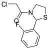 3-(CHLOROACETYL)-2-(2-FLUOROPHENYL)-1,3-THIAZOLIDINE 结构式