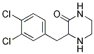 3-(3,4-DICHLORO-BENZYL)-PIPERAZIN-2-ONE 结构式