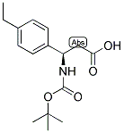 (R)-3-TERT-BUTOXYCARBONYLAMINO-3-(4-ETHYL-PHENYL)-PROPIONIC ACID 结构式