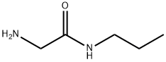 2-氨基-N-丙基乙酰胺 结构式