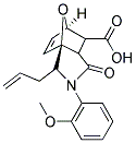 3-ALLYL-2-(2-METHOXYPHENYL)-1-OXO-1,2,3,6,7,7A-HEXAHYDRO-3A,6-EPOXYISOINDOLE-7-CARBOXYLIC ACID 结构式