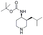 TERT-BUTYL [CIS-3-(ISOBUTYL)PIPERIDIN-4-YL]CARBAMATE 结构式