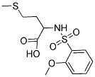 2-[[(2-METHOXYPHENYL)SULFONYL]AMINO]-4-(METHYLTHIO)BUTANOIC ACID 结构式