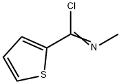 N-METHYLTHIOPHENE-2-CARBOXIMIDOYL CHLORIDE 结构式