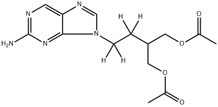 泛昔洛韦 -D4 结构式
