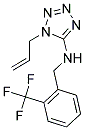 1-ALLYL-N-(2-(TRIFLUOROMETHYL)BENZYL)-1H-TETRAZOL-5-AMINE 结构式