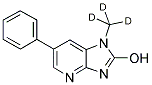 2-HYDROXY-1-(TRIDEUTEROMETHYL)-6-PHENYLIMIDAZO(4,5-B)PYRIDINE 结构式