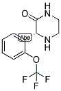 (R)-3-(2-TRIFLUOROMETHOXY-PHENYL)-PIPERAZIN-2-ONE 结构式