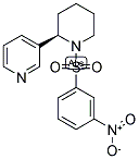 3-{(2R)-1-[(3-NITROPHENYL)SULFONYL]PIPERIDIN-2-YL}PYRIDINE 结构式