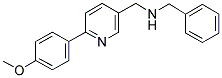 N-BENZYL-1-[6-(4-METHOXYPHENYL)PYRIDIN-3-YL]METHANAMINE 结构式