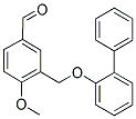 3-[([1,1'-BIPHENYL]-2-YLOXY)METHYL]-4-METHOXYBENZALDEHYDE 结构式