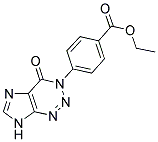 ETHYL 4-(4-OXO-4,7-DIHYDRO-3H-IMIDAZO[4,5-D][1,2,3]TRIAZIN-3-YL)BENZOATE 结构式