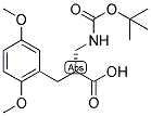 (R)-2-(TERT-BUTOXYCARBONYLAMINO-METHYL)-3-(2,5-DIMETHOXY-PHENYL)-PROPIONIC ACID 结构式