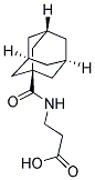 3-[(1-ADAMANTYLCARBONYL)AMINO]PROPANOIC ACID 结构式