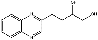 2-(3',4'-DIHYDROXYBUTYL)QUINOXALINE 结构式