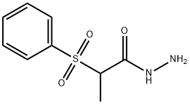 2-苯磺酰丙酸肼 结构式