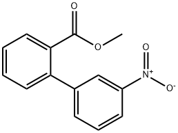 2-(3-硝基苯基)苯甲酸甲酯 结构式