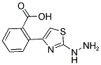 2-(2-Hydrazino-thiazol-4-yl)-benzoic acid 结构式