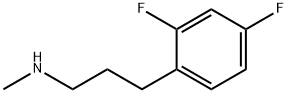 [3-(2,4-DIFLUORO-PHENYL)-PROPYL]-METHYL-AMINE 结构式