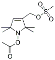 (1-Acetoxy-2,2,5,5-tetramethyl-delta-3-pyrroline-3-methyl) methanesulfonate 结构式