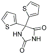 5,5-DITHIEN-2-YLIMIDAZOLIDINE-2,4-DIONE 结构式