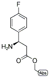 (R)-3-AMINO-3-(4-FLUORO-PHENYL)-PROPIONIC ACID ETHYL ESTER 结构式