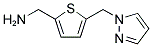 [5-(1H-Pyrazol-1-ylmethyl)-2-thienyl]methanamine 结构式