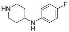 (4-FLUORO-PHENYL)-PIPERIDIN-4-YL-AMINE 结构式