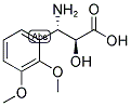 3-(S)-AMINO-2-(S)-HYDROXY-3-(2,3-DIMETHOXY-PHENYL)-PROPIONIC ACID 结构式