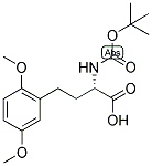 (S)-2-TERT-BUTOXYCARBONYLAMINO-4-(2,5-DIMETHOXY-PHENYL)-BUTYRIC ACID 结构式