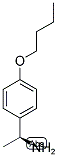 (S)-1-(4-BUTOXYPHENYL)ETHANAMINE 结构式