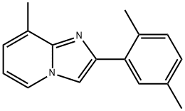 2-(2,5-DIMETHYL-PHENYL)-8-METHYL-IMIDAZO[1,2-A]PYRIDINE 结构式