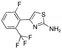 4-(2-FLUORO-6-TRIFLUOROMETHYL-PHENYL)-THIAZOL-2-YLAMINE 结构式